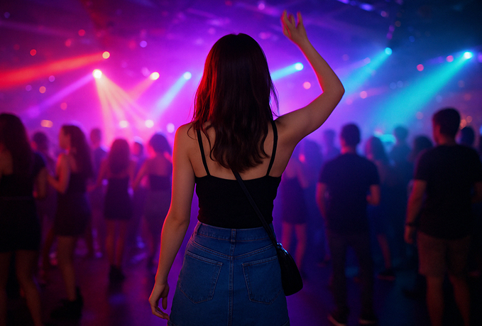 果実感に驚く女性